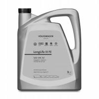 Synthetic engine oil - VW 0W30 Long-Life C3, 5L