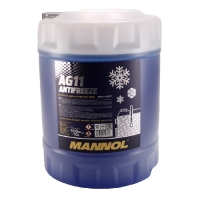 Охлаждающая жидкость - ТОСОЛ (синий)  - MANNOL AG11, -40°C, 10Л 