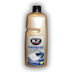 Car shampoo with wax (lemon smell) - K2 EXPRESS PLUS, 1L. ― AUTOERA.LV