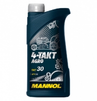 Минеральное масло - Mannol 4-Takt AGRO (SAE30), 1Л 