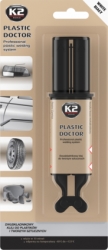 Двухкомпонентный клей для пластмасс (белый) -  K2 Plastic Doctor, 28гр. ― AUTOERA.LV