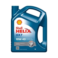 Синтетическое моторное масло Shell Helix Plus HX7 SAE 10w40,  5L