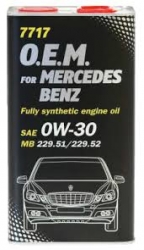 Синтетическое масло - Mannol OEM for Mercedes-Benz 0W30,1Л ― AUTOERA.LV