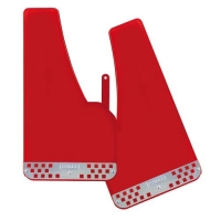 Sport-Rally, universal mudflaps front/rear - Red