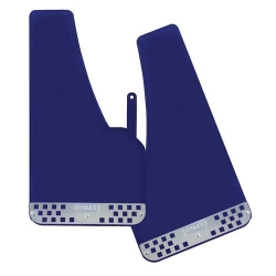 Комплект универсальных брызговиков Спорт-ралли, синие ― AUTOERA.LV