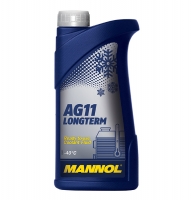 Концентрат - MANNOL LONGTERM ANTIFREEZE AG11, 1Л (синий цвет)