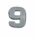 Sticker 3D - symbol 9 ― AUTOERA.LV
