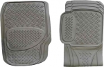 Rubber floor mats set, universal, grey  ― AUTOERA.LV