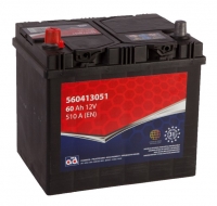 Car battery -  AD 60Ah 510A, 12V (+/-)