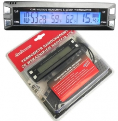 Дигитальный термометр внутр./наруж. темп., 12В ― AUTOERA.LV