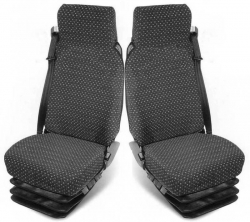 Seat covers set for SCANIA, VOLVO textile /seat inbroided ― AUTOERA.LV