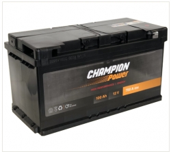 Car battery - CHAMPION POWER 100Ah, 750A, 12V ― AUTOERA.LV