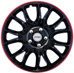 Wheel cover set  - HERO GTR BLACK , 15" ― AUTOERA.LV