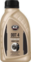 Тормозная жидкость - K2 DOT4, 500мл.