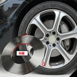 Alloy wheel rim protective tape, white ― AUTOERA.LV