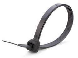 Neylon cable tie, black, 40cm ― AUTOERA.LV