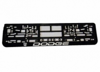 Plate number holder - DODGE