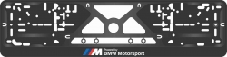Планка номерного знака - POWERED by BMW MOTORSPORT ― AUTOERA.LV