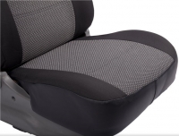 Комплект тканевых чехлов для RECARO сидений(Maxi), чёрный/серый