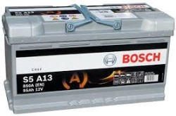 AGM Car battery - BOSCH 95Ah, 850A, 12V (-/+) ― AUTOERA.LV