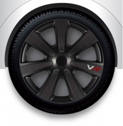 Wheel cover set - VR CARBON BLACK, 15" ― AUTOERA.LV