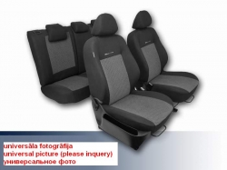 Комплект тканевых чехлов для RECARO сидений(Maxi), чёрный/серый ― AUTOERA.LV