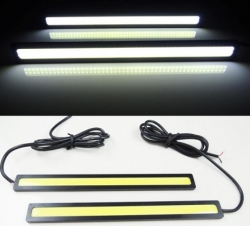 LED DRL dienas gaitas lukturi, (balta gaisma), L17cm , 12V ― AUTOERA.LV