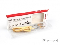 USB vads lādēšanai Apple IPhone, Ipad & Ipod, 2.4A, 100cm (FAST Charging)