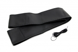 Ādas stūres apvalks M izmērs, 37 - 39cm / aptināms  ― AUTOERA.LV