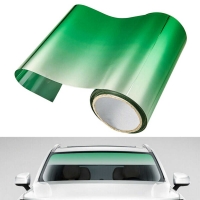 Тонировочная плёнка на лобовре стекло GREEN, 20см × 150см