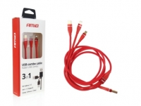 3 in 1 USB vads uz Micro USB/ Type C / Iphone, Ipod, Ipad