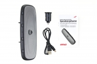 Hands-free Bluetooth Speakerphone with QC 3.0 USB charger HFB-01