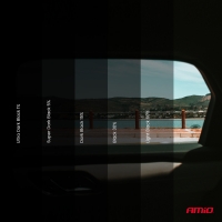 Window film ULTRA SUPER DARK BLACK (~95%), 3m X 0.5m 