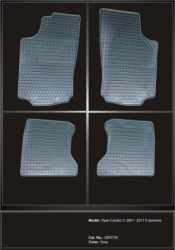 Gumijas paklāju kompl. Opel Combo (2001-2011) ― AUTOERA.LV