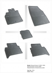 Gumijas paklāju kompl. Renault Grand Scenic (2003-2015)/Scenic (2009-2016) ― AUTOERA.LV