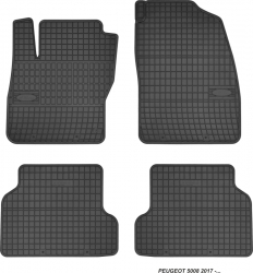 Комплект резиновых ковриков Peugeot 5008 (2016-2022) ― AUTOERA.LV