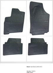 Gumijas paklāju kompl. Opel Meriva A (2003-2010)/Zafira A (1999-2005) / Zafira B (2005-2011) ― AUTOERA.LV