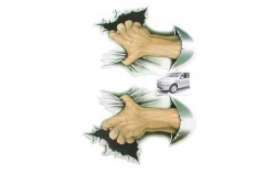 Auto uzlīme - Hands, 2gb. ― AUTOERA.LV