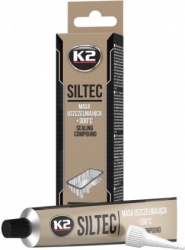 Melns silikona hermētiķis  - K2 SILTEC, 90g. ― AUTOERA.LV