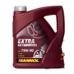 Sintētiskā transmissijas eļļa - Mannol EXTRA GETRIEBEOEL SAE 75W90 API GL5, 4L ― AUTOERA.LV