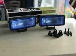Additonal fog lamp set, 116x70x70mm (blue fog lamp glas) ― AUTOERA.LV