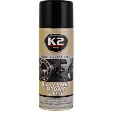 Sausais teflons/ Baltā smēre - K2 White Grease PTFE, 400ml. ― AUTOERA.LV