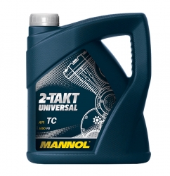 Minerālā motoreļļa divtaktu dzinējiem - Mannol 2-TAKT UNIVERSAL, 4L ― AUTOERA.LV