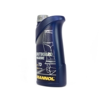 Двух-тактное полусинтетическое масло для водяного транспорта - MANNOL OUTBOARD MARINE API TD, 1Л