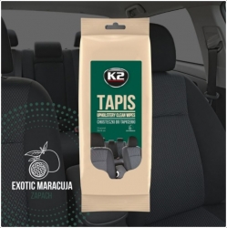 Velūra apšūves tīrītājs (mitras salvetes) - K2 TAPIS, 24gab. ― AUTOERA.LV
