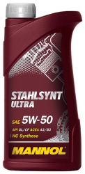 Sintētiskā motoreļļa - Mannol STAHLSYNT ULTRA 5W50, 1L ― AUTOERA.LV