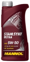 Sintētiskā motoreļļa - Mannol STAHLSYNT ULTRA 5W50, 1L