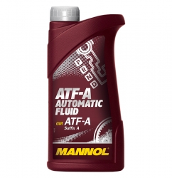 Minērala eļļa āutom.kārbam un stūres pastiprinātājiem - Mannol ATF-A Automatic Fluid, 1L ― AUTOERA.LV