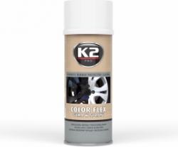 White  color rubber-type paint - K2 COLOR FLEX, 400ml.  ― AUTOERA.LV