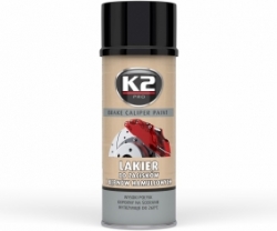 Melnā temperatūrizturīgā krāsa suportiem - K2, 400ml. ― AUTOERA.LV